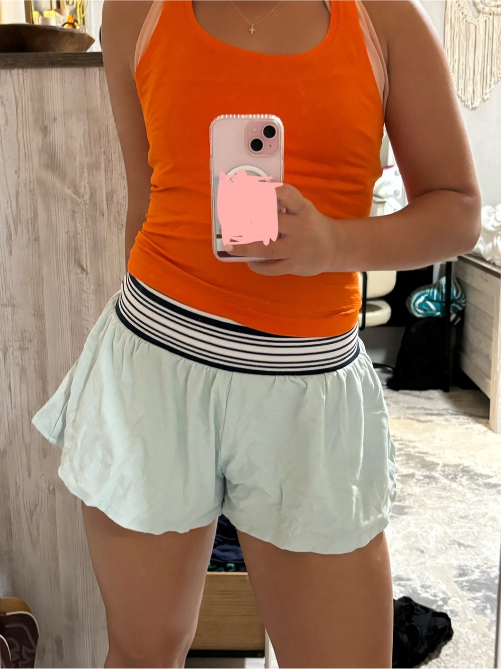 Light Blue Women’s Athletic Shorts FREE PEOPLE